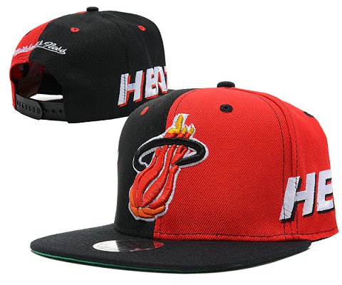 Miami Heat NBA Snapback Hat SD09